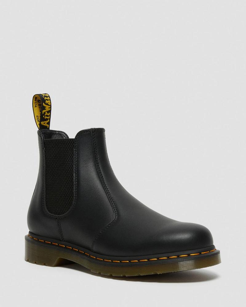 Dr Martens 2976 Nappa Leren Enkellaars Heren Zwart | NL 378NWY